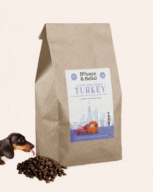 Free-range Turkey - PUPPY - Luxury Complete Grain Free Dry Dog Food (2kg to 12kg)