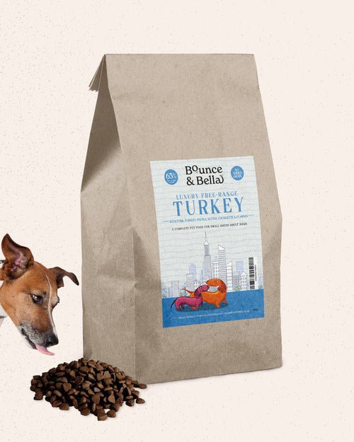 Free-Range Turkey - SMALL BREED - Luxury Complete Grain Free Dry Dog Food (2kg to 6kg)