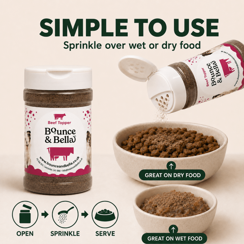 100% Beef Food Topper for Dogs (160g)