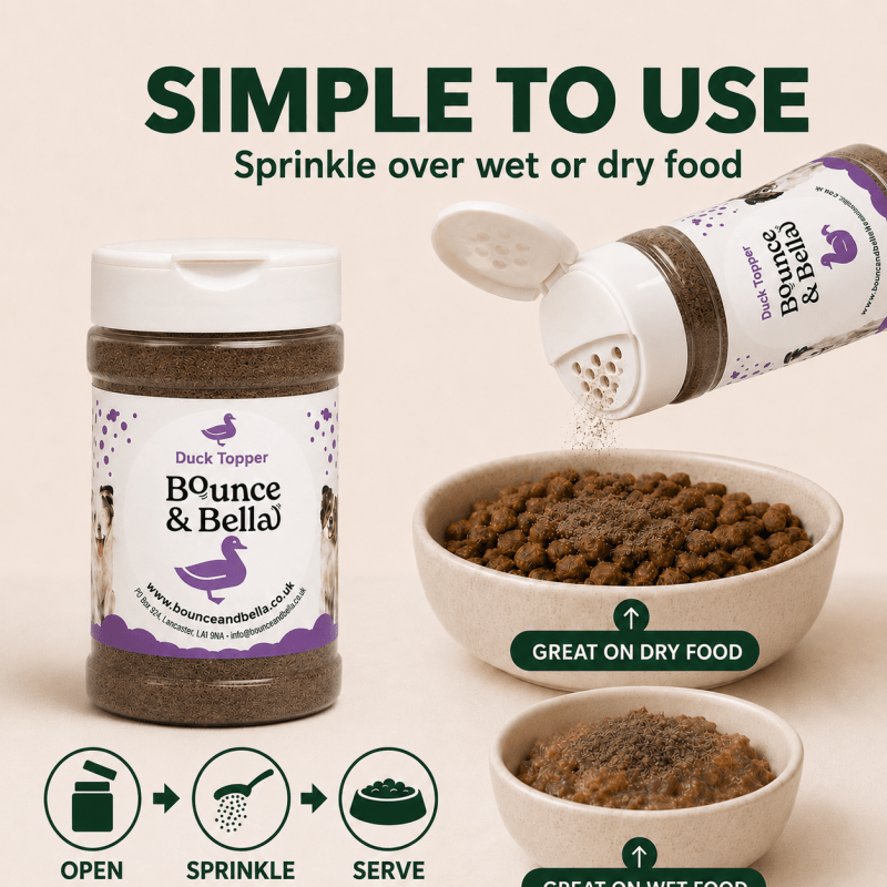 100% Duck Food Topper for Dogs (160g)
