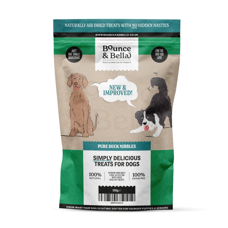 **Discounted Multipack** - 3 Packs for only £21.97 (save £5 on the normal price) - Pure Duck Nibbles – Just One Ingredient