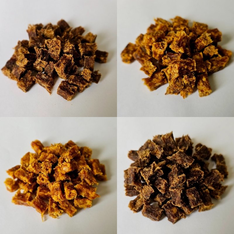 **Discounted Multipack** - 4 Packs for only £26.96 (save £9 on the normal price) - Nibbles Variety Pack (Beef, Chicken, Venison & Duck)