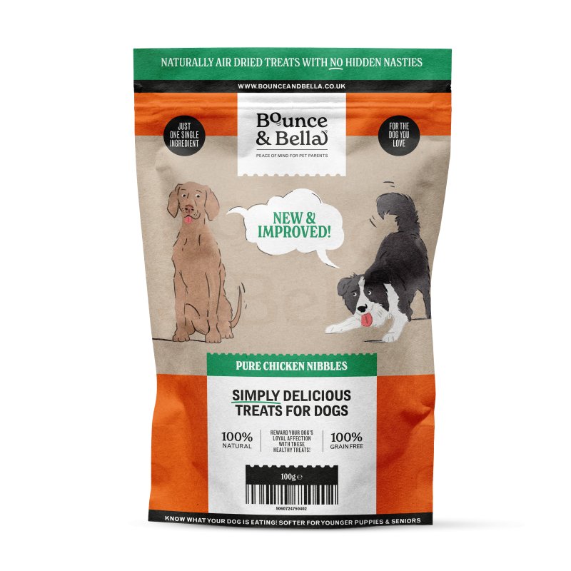**Discounted Multipack** - 5 Packs for only £32.95 (save £12 on the normal price) - Pure Chicken Nibbles – Just One Ingredient