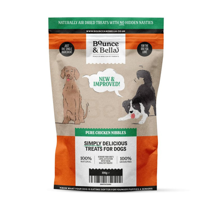 **Discounted Multipack** - 5 Packs for only £32.95 (save £12 on the normal price) - Pure Chicken Nibbles – Just One Ingredient