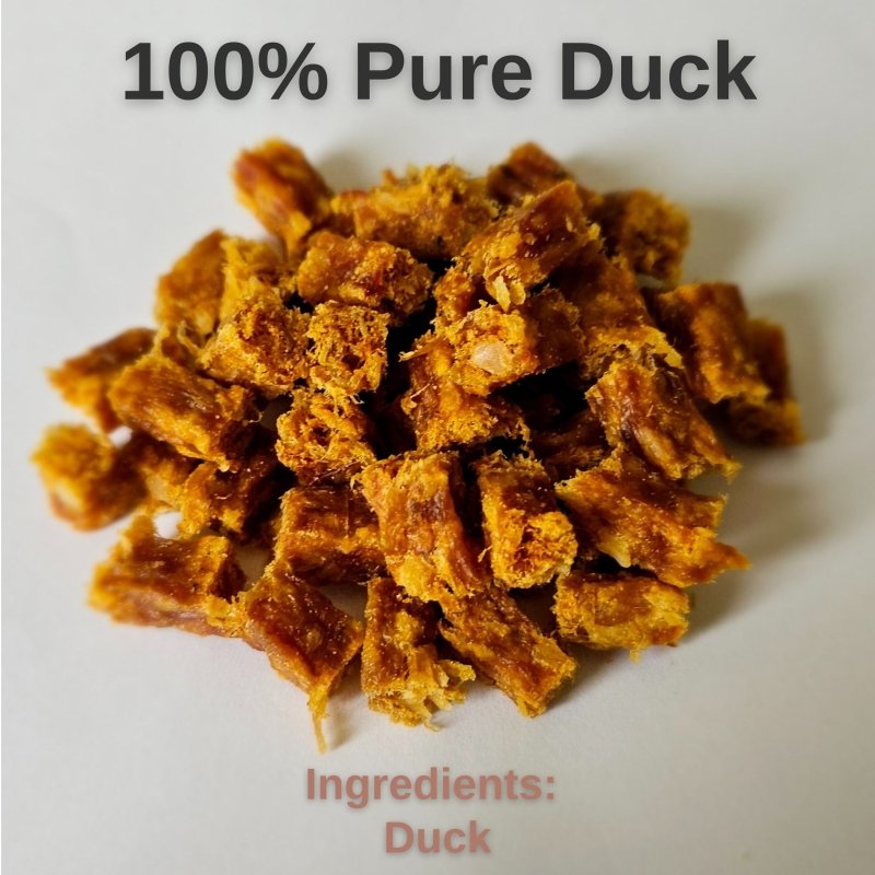 **Discounted Multipack** - 5 Packs for only £32.95 (save £12 on the normal price) - Pure Duck Nibbles – Just One Ingredient