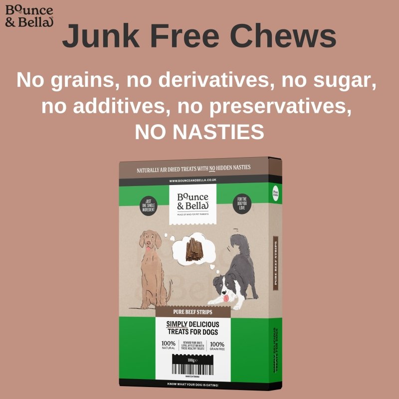 Natural Beef Dog Chews – 100% Pure Beef