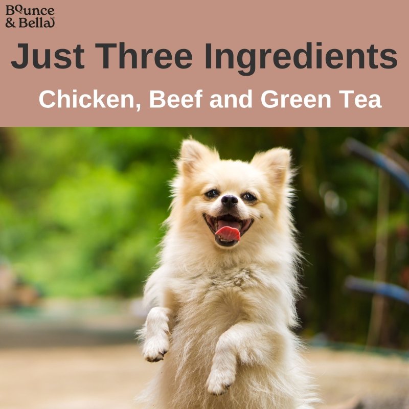 Natural Dog Dental Chews - Chicken, Beef and Green Tea