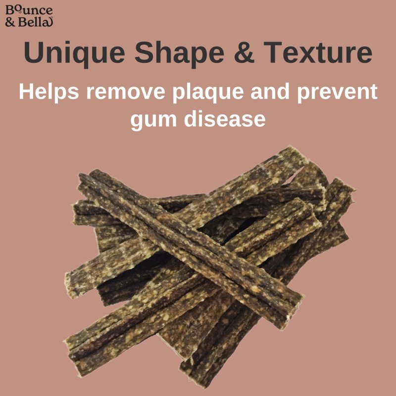 Natural Dog Dental Chews - Chicken, Beef and Green Tea