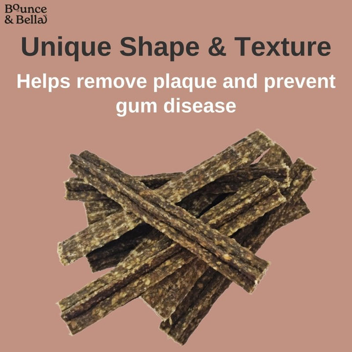 Natural Dog Dental Chews - Chicken, Beef and Green Tea
