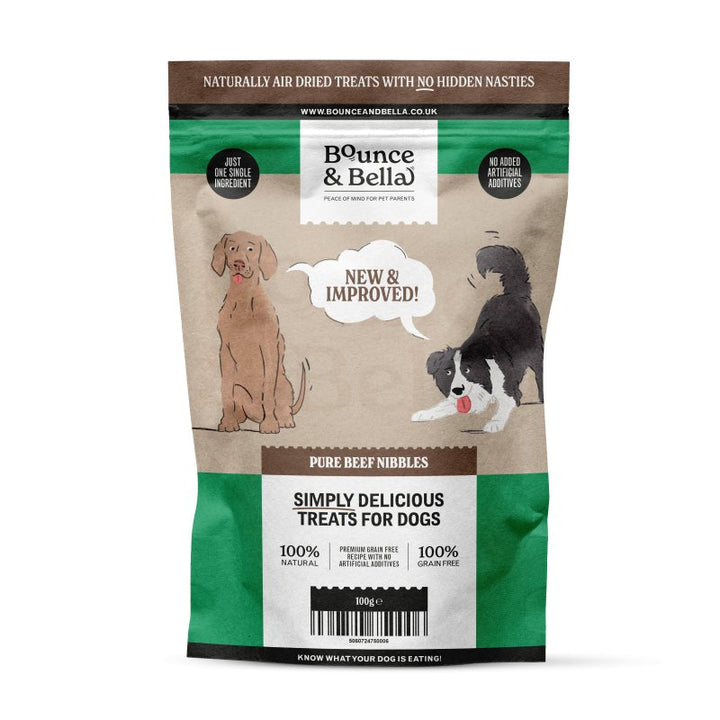 Pure Beef Nibbles – Beef Training Treats - NEW &amp; IMPROVED