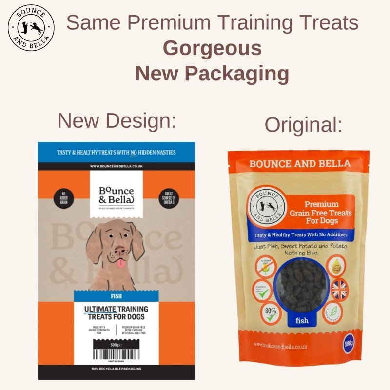 16 Packs of 500g for only £99.99 - Grain Free Ultimate Fish Treats for Dogs - Perfect for Pet Professionals