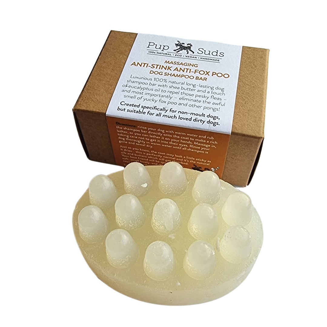 Anti-Stink Massaging Dog Shampoo Bar