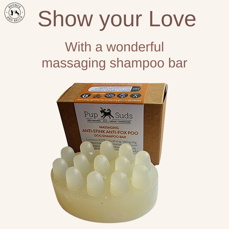 massaging Anti-Stink Massaging Dog Shampoo Bar