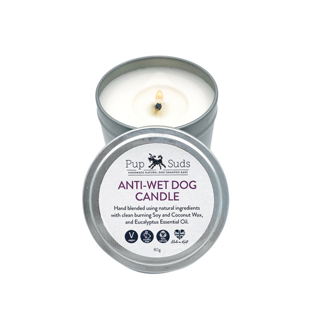 anti wet dog candle