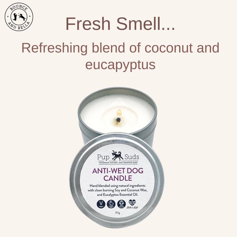 Anti-wet dog candle fresh smell