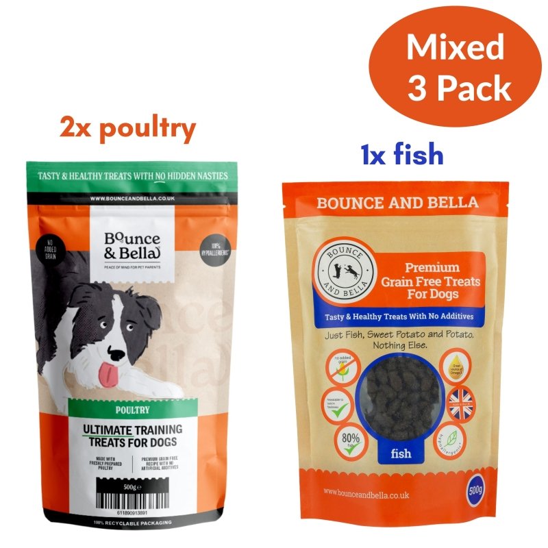 https://shop.bounceandbella.co.uk/cdn/shop/products/discounted-multipack-3-packs-2-poultry-500g-1-fish-500g-for-only-2397-save-6-on-the-normal-price-1x-grain-free-ultimate-fish-2x-poultry-training-treats-for-dogs-894325_800x.jpg?v=1692255462