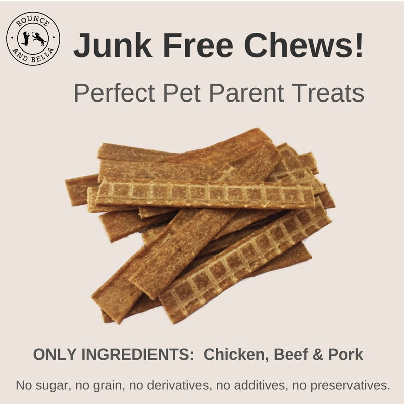 Only Ingredients: Chicken, Beef & Pork.