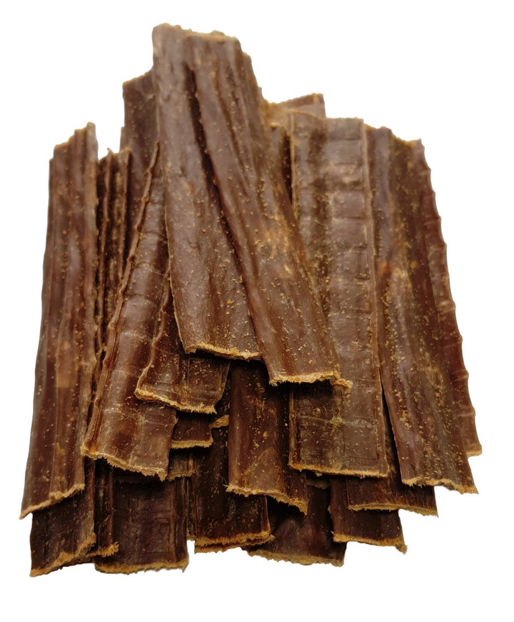 100% Pure Beef Air-Dried Treats. 