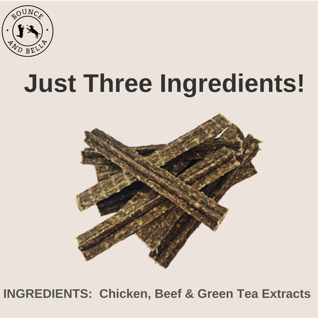 Just Three Ingredients: Chicken, Beef &amp; Green Tea Extracts