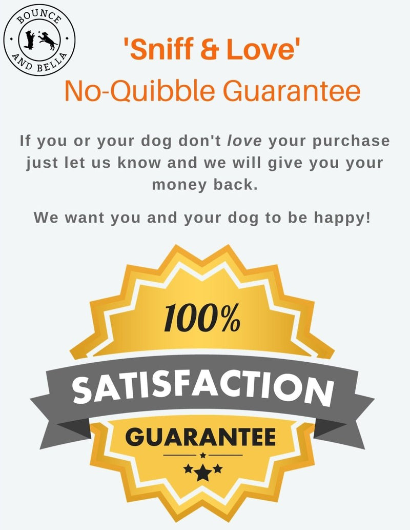 100% No Quibble Guarantee. 