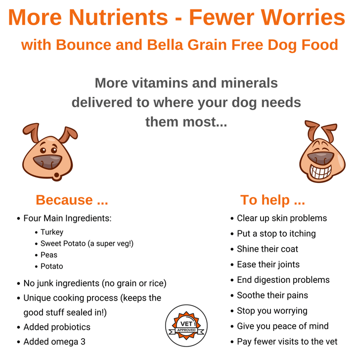 SAMPLE - Complete Grain Free Dog Food - LARGE BREED -  Turkey &amp; Cranberry