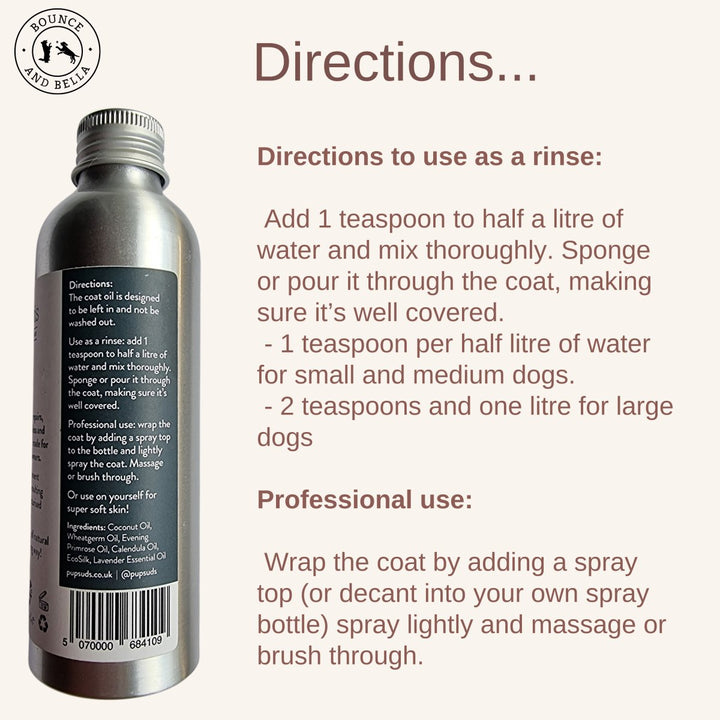 coat oil-directions